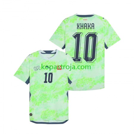 Billiga Fotbollströjor Schweiz Granit Xhaka 10 Borta tröja WM 2026 Kortärmad